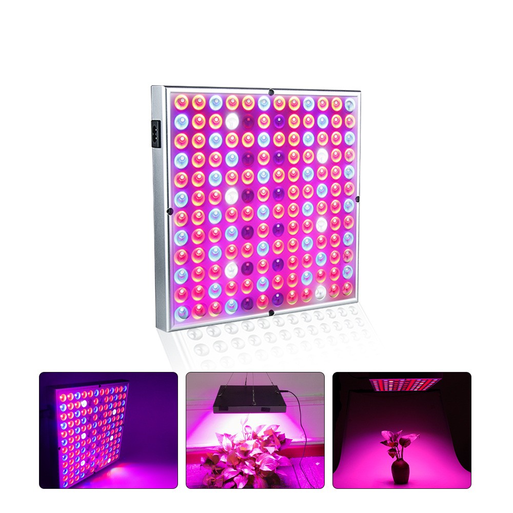 Lampa LED 15W Vivimall, pentru cresterea plantelor in interior, material ABS, cu agatatoare, 25 x 25 cm, multicolor - vivimall.ro