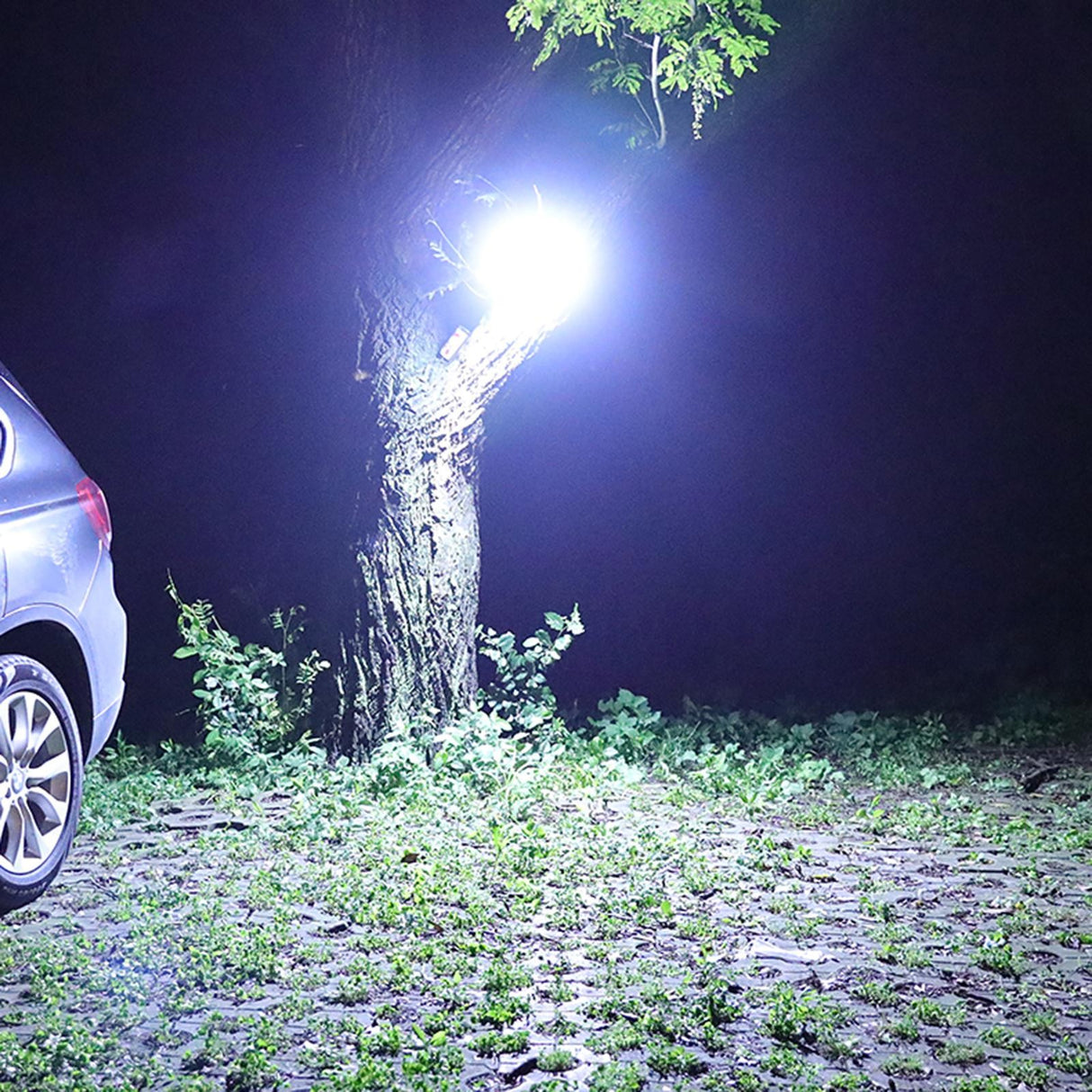 Hordozható lámpa, napelemes + USB töltés, intelligens akkumulátor kijelző, 32 MP hatótávolság, 3 üzemmód