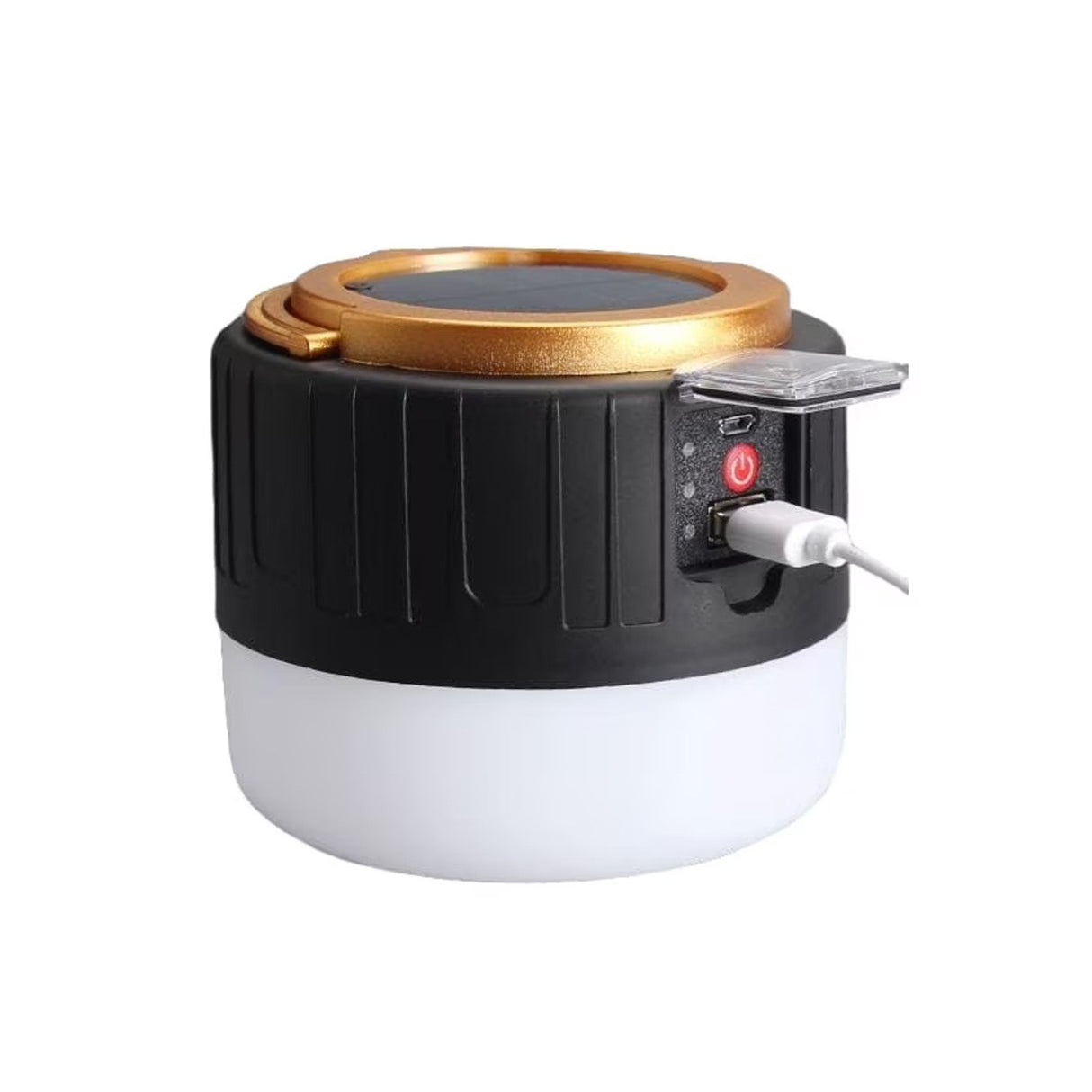 Hordozható lámpa, napelemes + USB töltés, intelligens akkumulátor kijelző, 32 MP hatótávolság, 3 üzemmód