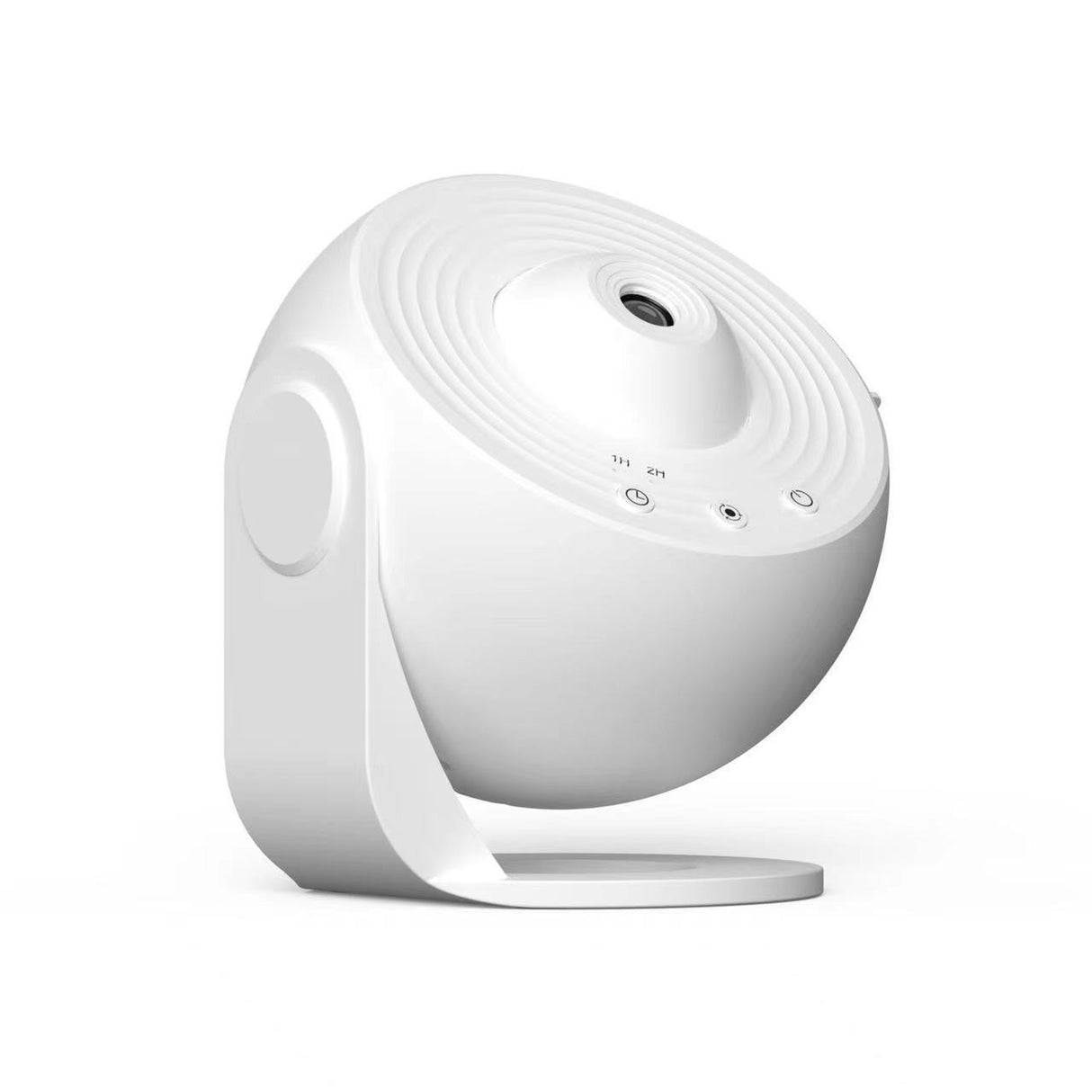 Lampa Tip Proiector Galaxie, Vivimall, pentru Dormitor, Tematica Cer Instelat, Model Glob, HD, Rotire 360 de Grade, 13 Imagini, Incarcare USB, 5 W, 11.2x10.8x10.9 cm, Alb - vivimall.ro