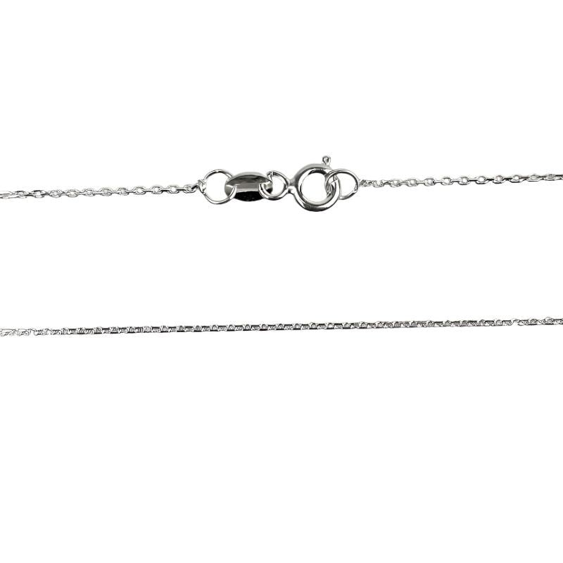 Lantisor Argint 925 Zale Patrate 55 cm - vivimall.ro