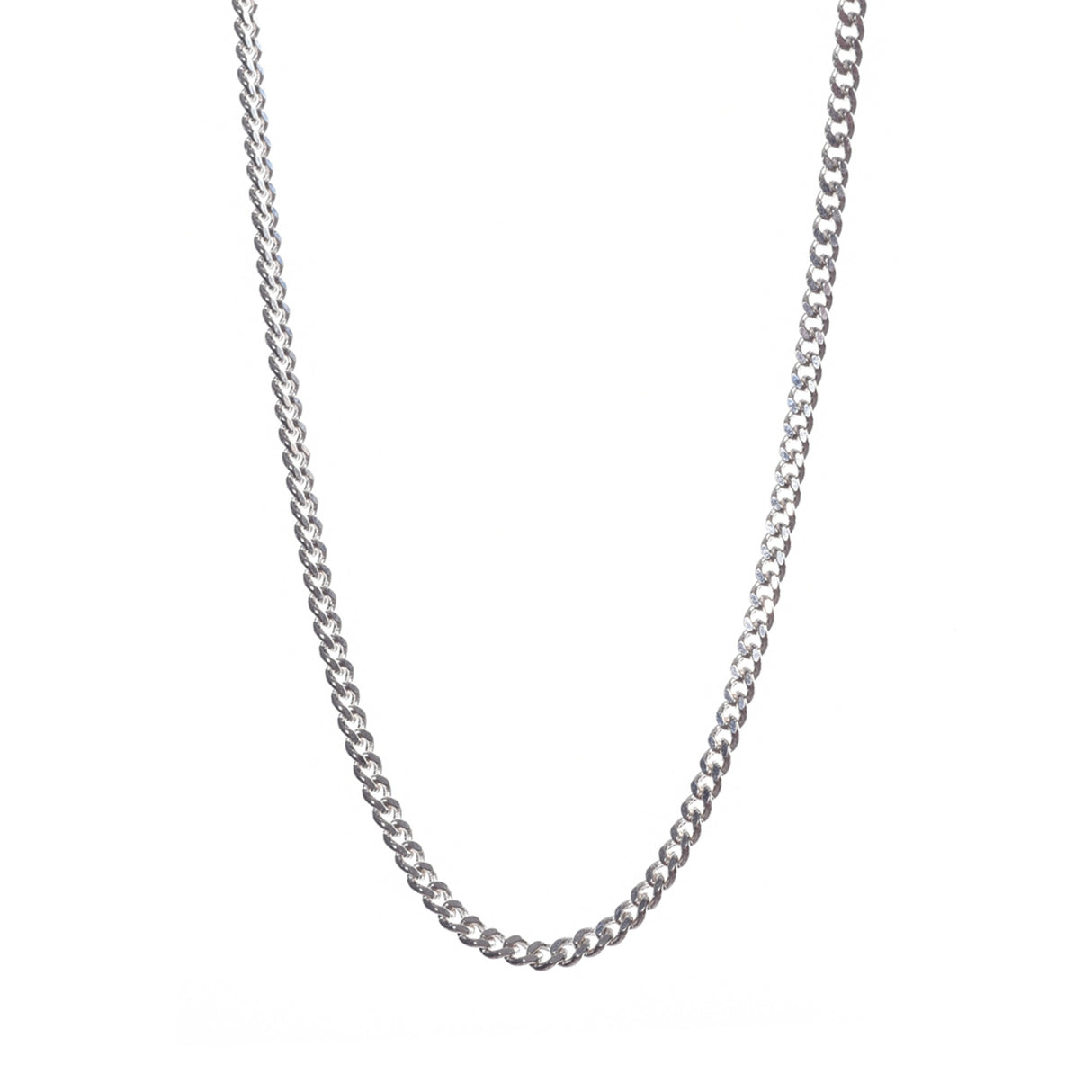 Lantisor din Argint 925, model cu zale plate, 40 cm - vivimall.ro