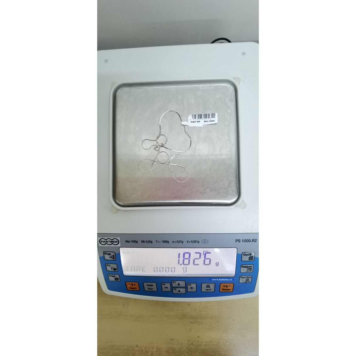 Lantisor din Argint 925, model plat, 39 cm (sss) - vivimall.ro