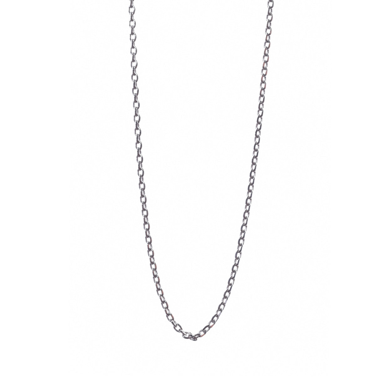 Lantisor din Argint 925 rodiat, model la baza gatului, 38 cm - vivimall.ro