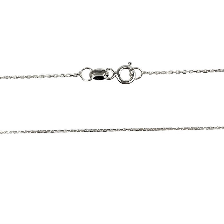 Lantisor din Argint 925, Zale Patrate 38 cm - vivimall.ro