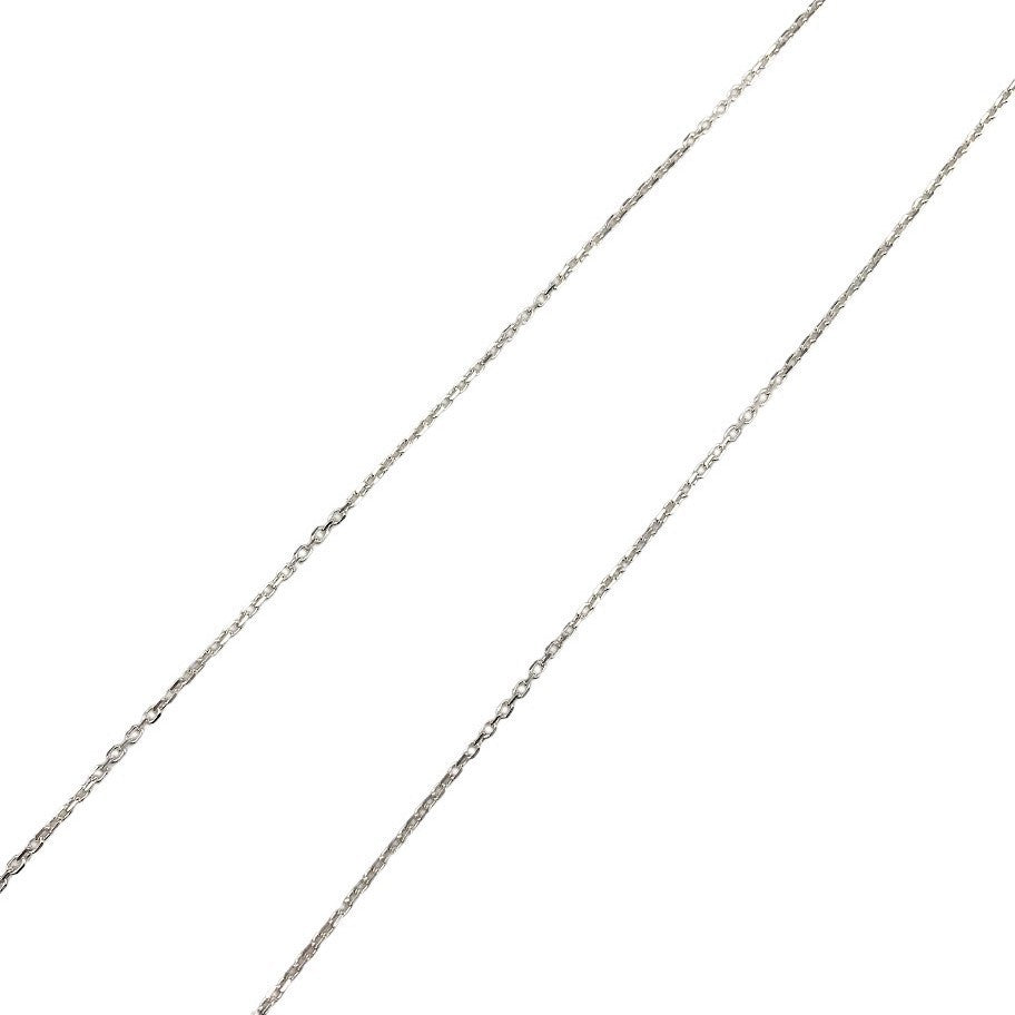 Lantisor din Argint 925, Zale Patrate 38 cm - vivimall.ro