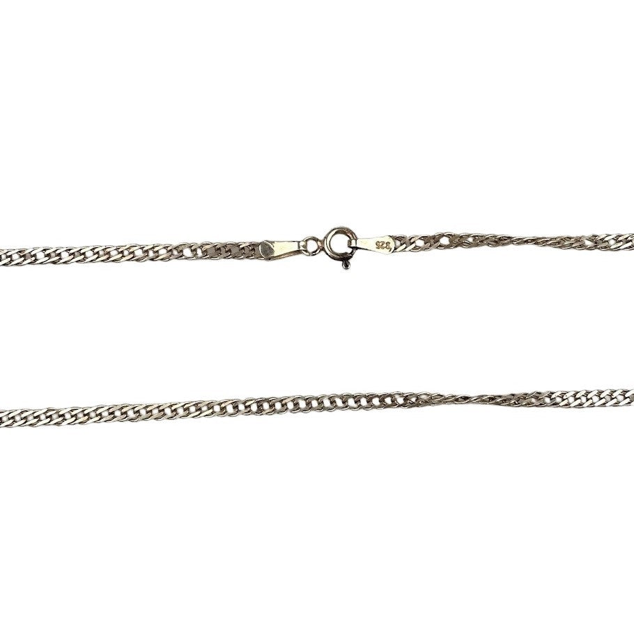 Lantisor din Argint 925, Zale Plate 55 Cm - vivimall.ro