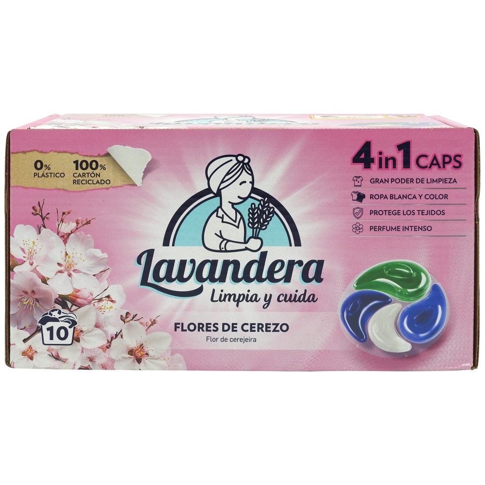 Lavandera Mosókapszula 10 db Cseresznyevirág