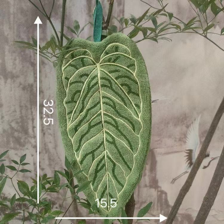 Prosop de Bucatarie, Flippy, Model Frunza, 32.5 x 15.5 cm, Verde