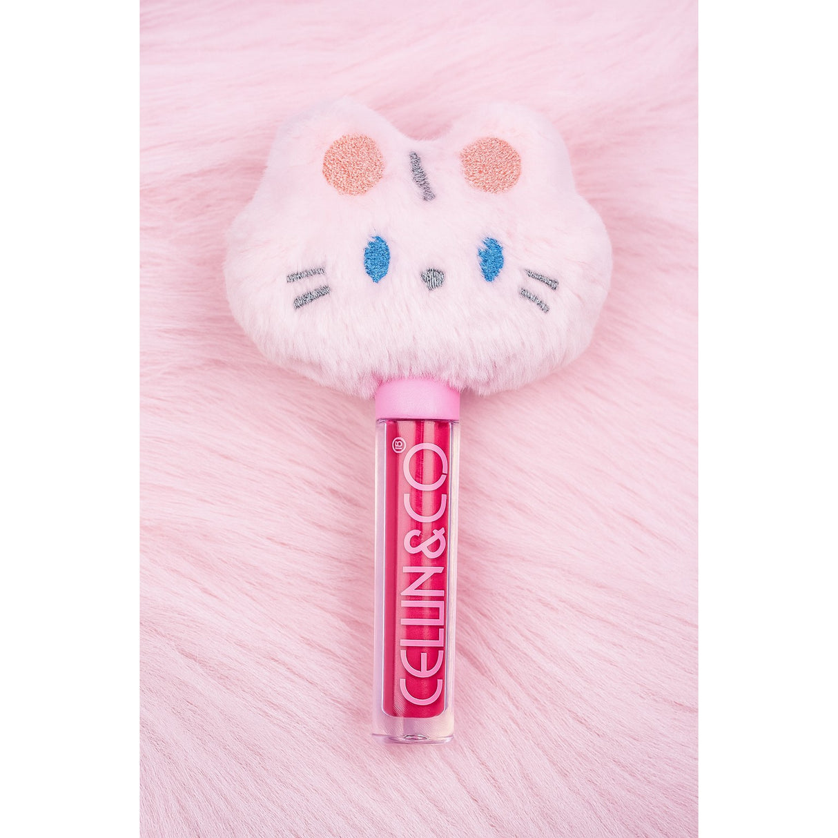 Luciu de Buze, Kevin&Coco, Animat de Plus, Model Iepuras, Roz - vivimall.ro