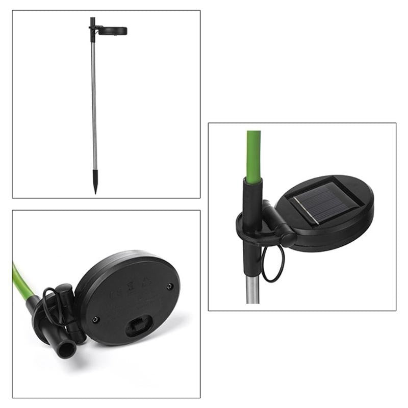 Lumina solara LED tip Spic de grau, inaltime 80 cm, pentru gradina, Vivimall - vivimall.ro