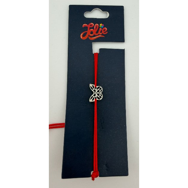 Martisor tip Bratara Argintie Inox Copii M30 Fluture