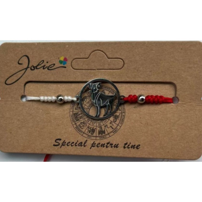 Martisor bratara zodiac, Jolie, 5x9 cm, Berbec - vivimall.ro