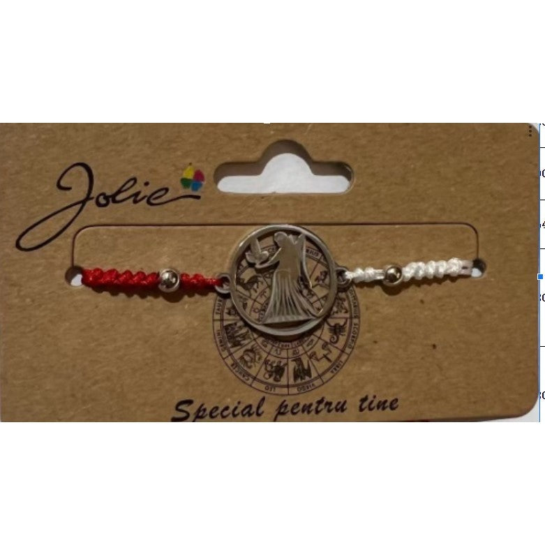 Martisor bratara zodiac, Jolie, 5x9 cm, Fecioara - vivimall.ro
