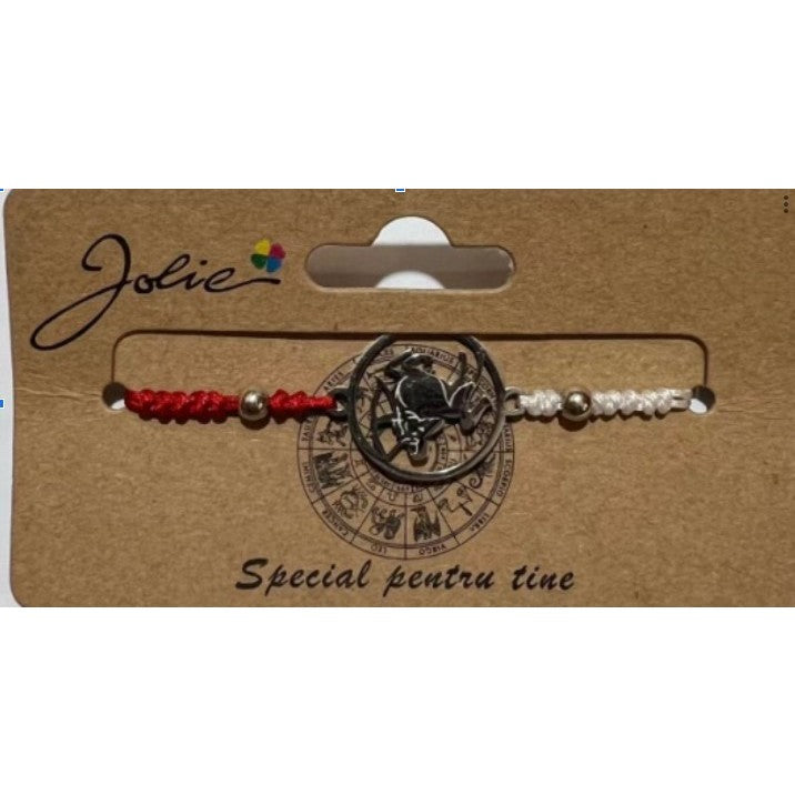 Martisor bratara zodiac, Jolie, 5x9 cm, Sagetator - vivimall.ro