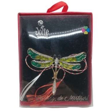 Martisor Brosa VINTAGE V2 Libelula 8cm x 10cm - vivimall.ro