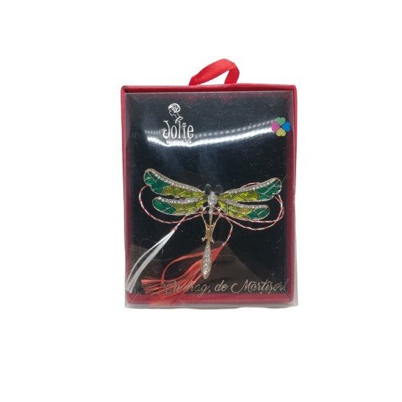 Martisor Brosa VINTAGE V2 Libelula 8cm x 10cm - vivimall.ro
