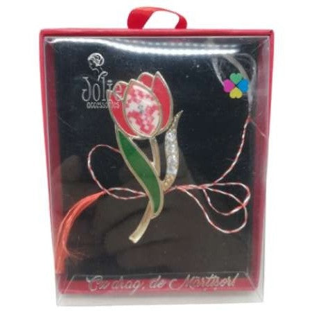 Martisor Brosa VINTAGE V3 Lalea 8cm x 10cm - vivimall.ro
