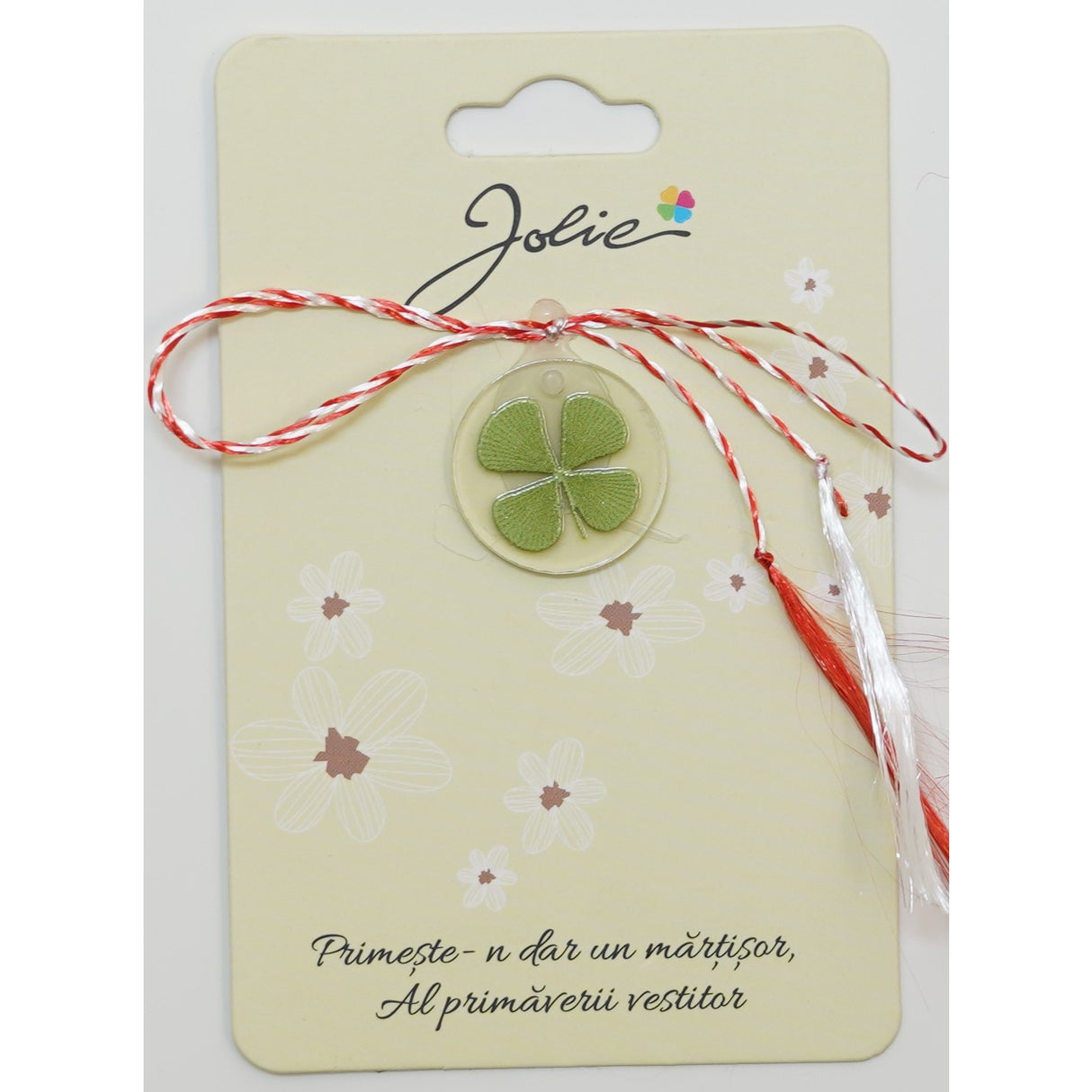 Martisor din Acril, Dimensiune Pandantiv Aprox 2 cm, Multicolor, Model 17 - vivimall.ro