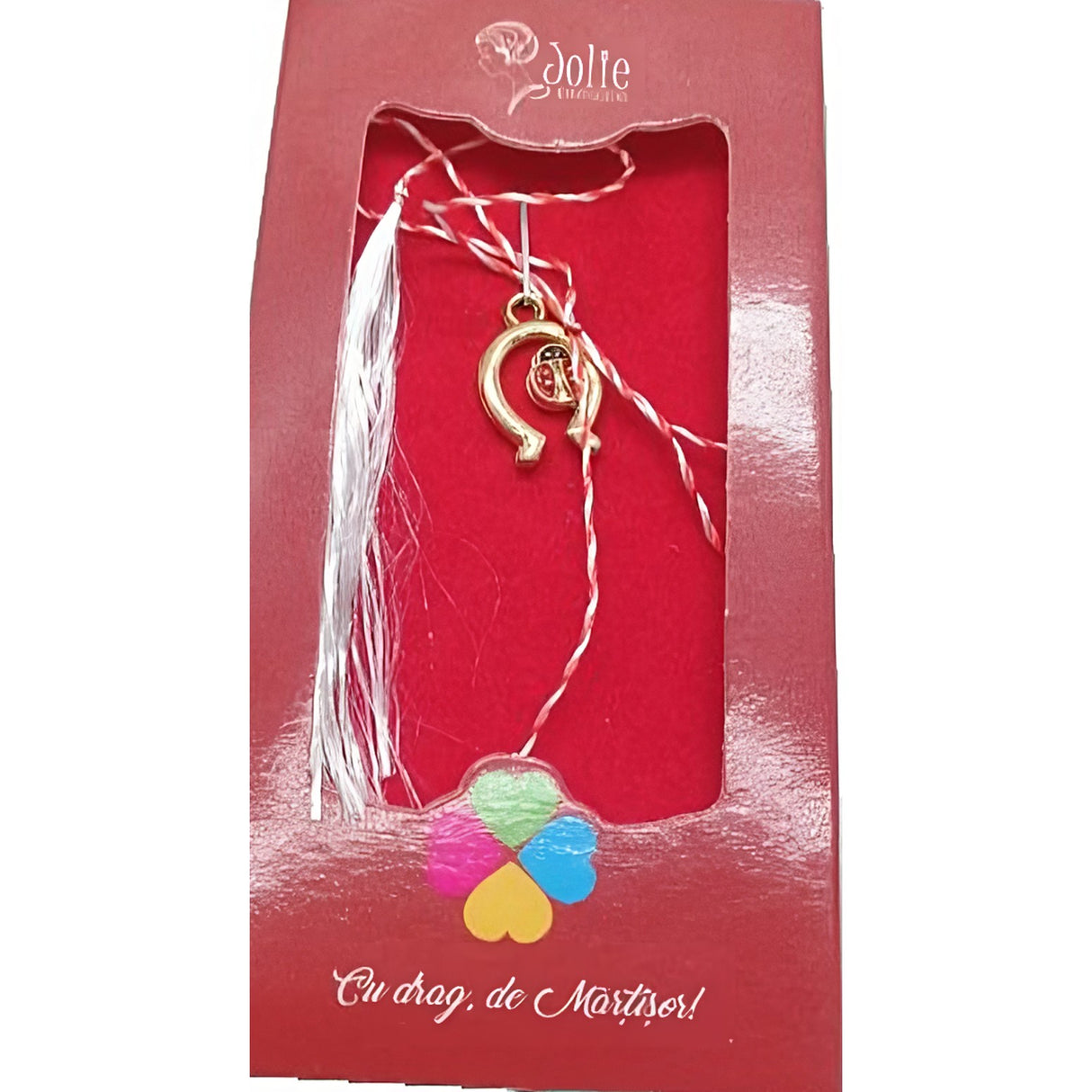 Martisor Pandantiv Potcoava V4 5cm x 9.5cm - vivimall.ro