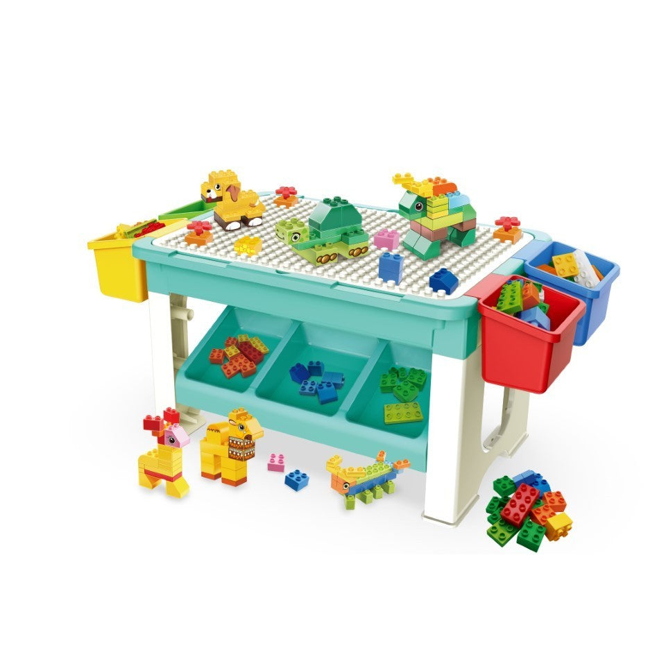 Masa de joaca pentru construit, 69 piese incluse - vivimall.ro