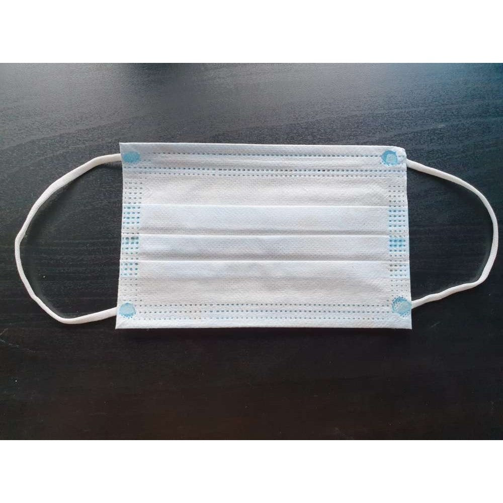 Masca faciala pentru copii, Vivimall, 3 straturi si 3 pliuri, albastra - 1 bucata - vivimall.ro