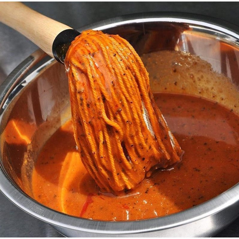 Matura din Bumbac, Vivimall, pentru Gratar, de Uns cu Ulei/Sosuri Preparatele, 45.5 x 4.5 cm, Maro - vivimall.ro