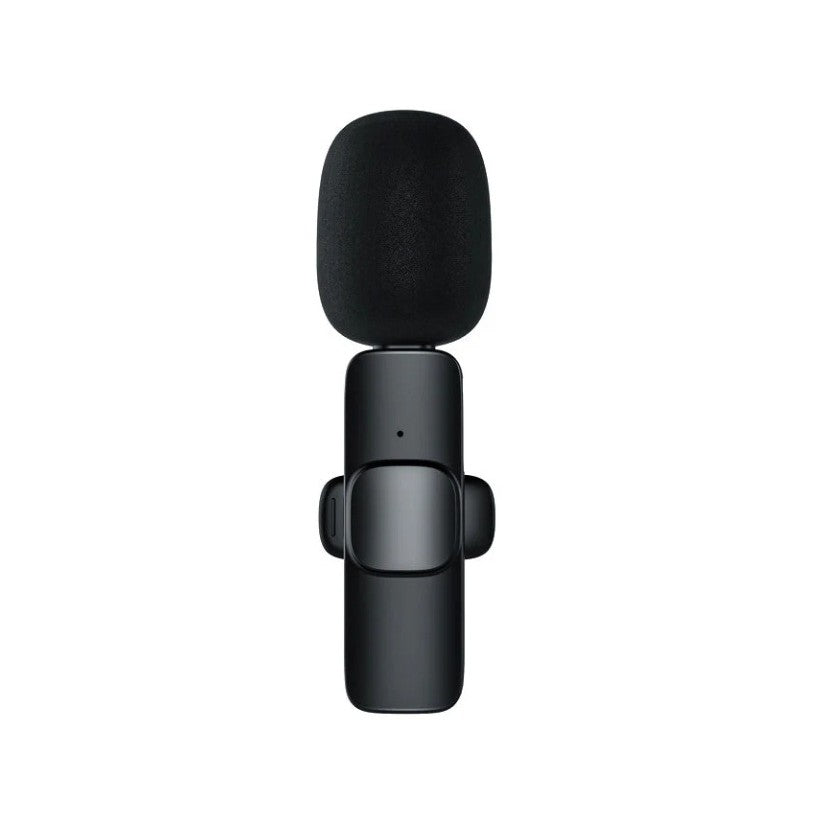 Microfon Lavaliera Wireless, Vivimall, 1 Microfon si 1 Receptor 3.5 mm, Autonomie 1-3h, Bluetooth 5.0, >70dB, Baterie 50 mAh, Negru - vivimall.ro