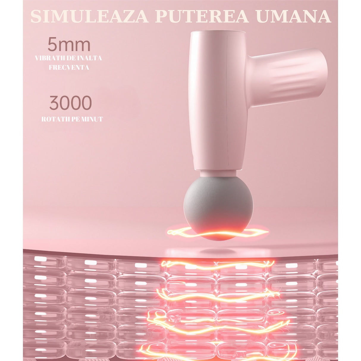 Mini Aparat De Masaj Tip Pistol | RelaxPro