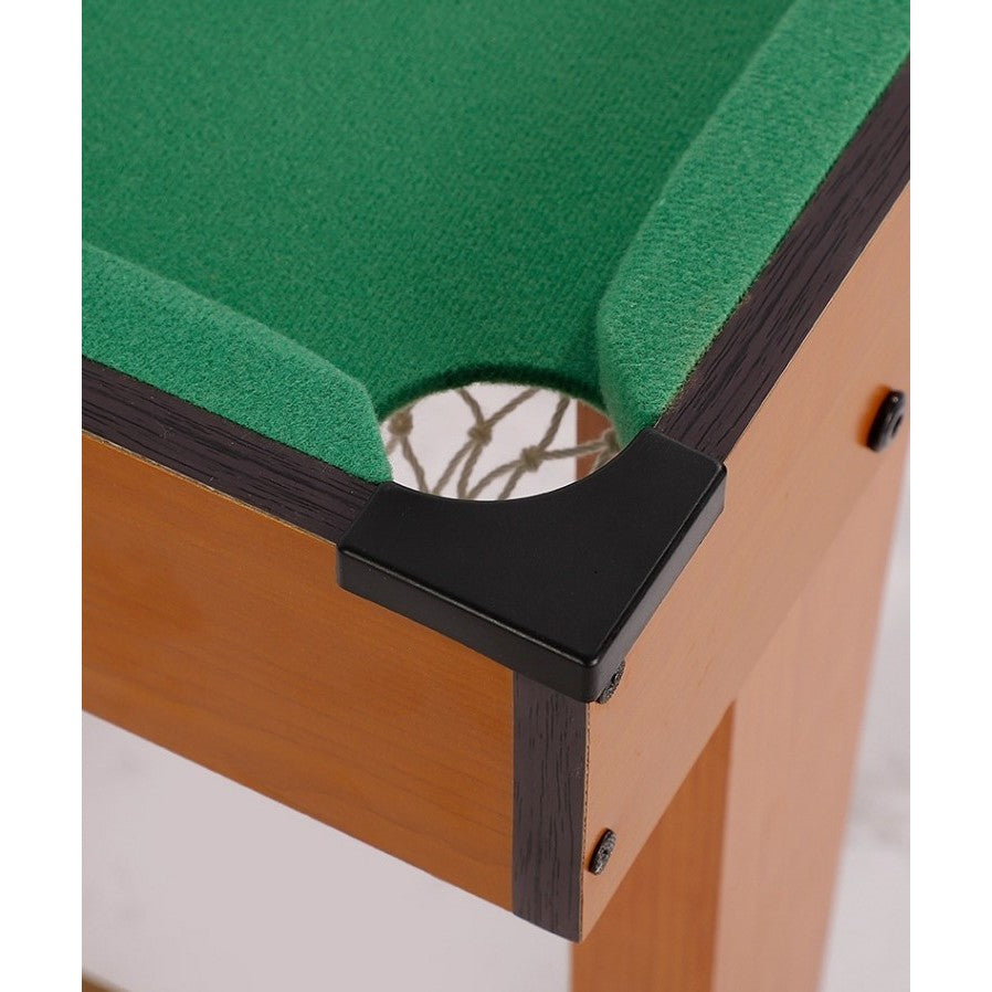 Mini Masa de Biliard pentru Copii, Vivimall, Durabil, Usor de Transportat, 2 Tacuri, 16 Bile, 69x37x60 cm - vivimall.ro