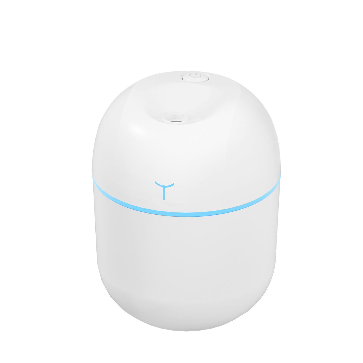 Mini Umidificator Portabil, Vivimall, 2 Moduri, Aromaterapie, Silentios, Lumina Ambientala, Incarcare USB, 220 ml, 8 x 8 x 10.3 cm, Alb - vivimall.ro