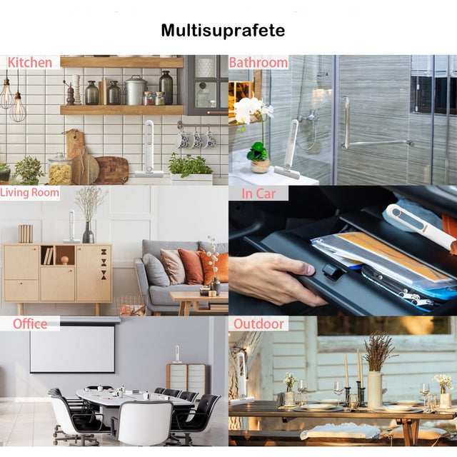 Mop mini portabil cu stoarcere | CleanHand - vivimall.ro