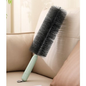 Perie Multifunctionala 2in1, Vivimall, de Curatare a Prafului, 38 x 11 cm, Perie si Burete, Verde - vivimall.ro