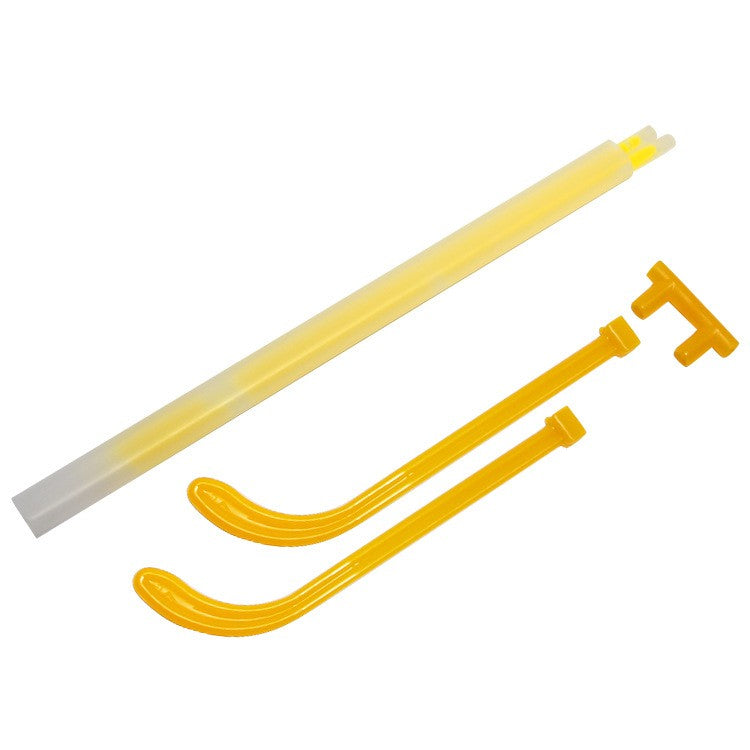 Ochelari Decorativi, Vivimall, din Plastic, Fluorescenti, Accesoriu Petrecere, Galben - vivimall.ro