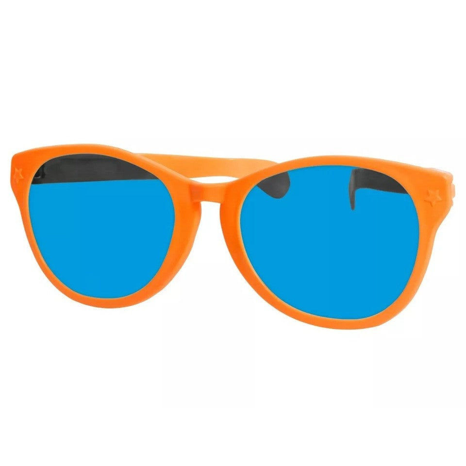 Ochelari Deghizare, Vivimall, Marime Exagerata, din Plastic, 26 x 9 cm, Portocaliu - vivimall.ro