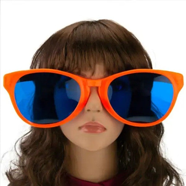 Ochelari Deghizare, Vivimall, Marime Exagerata, din Plastic, 26 x 9 cm, Portocaliu - vivimall.ro
