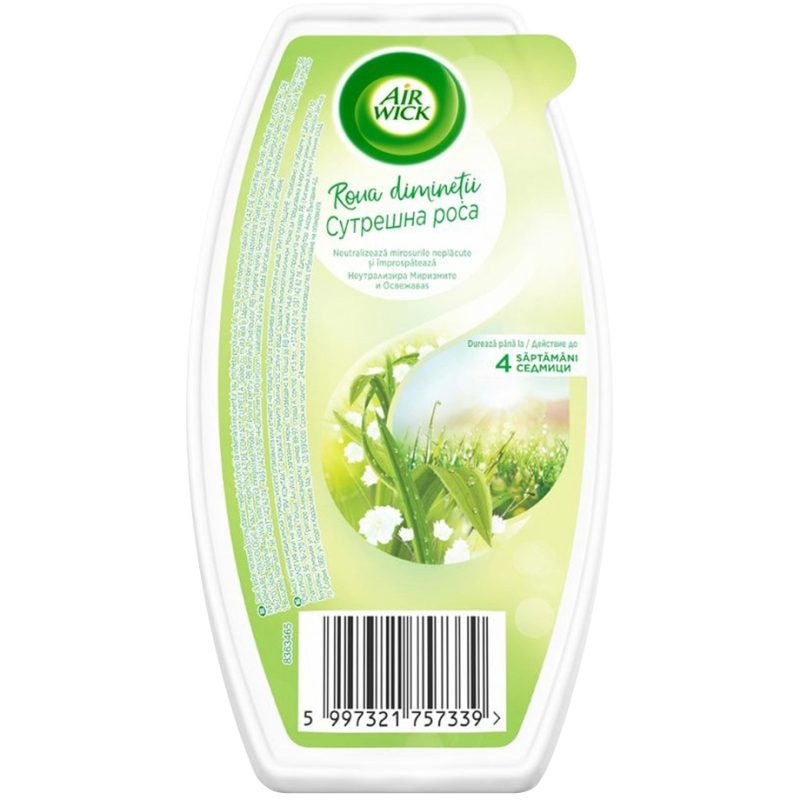 Légfrissítő, Airwick, 150 g Gél Morning Rain