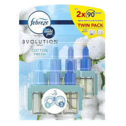 Odorizant Camera 3 Evolution Ambipur Rezerva Bumbac 2x20ml - Prospețime Pură