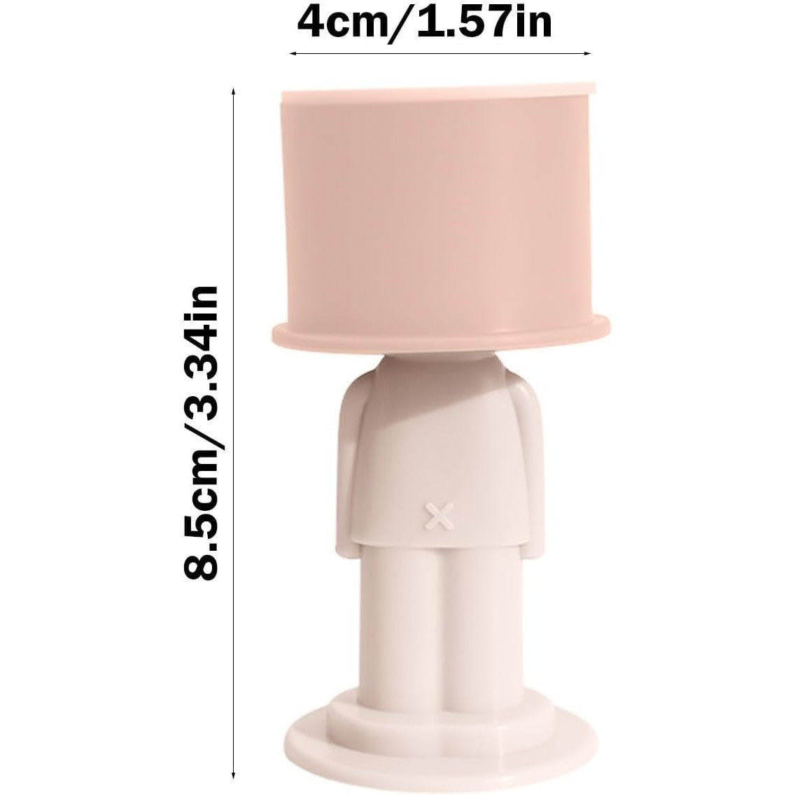 Opritor de Usa, Vivimall, din Silicon, Model Magicial, cu Prindere de Perete, Anti-Coliziune, 4x 8.5 cm, Roz - vivimall.ro