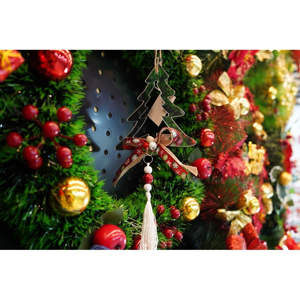 Ornament brad, Flippy, Brad, Argintiu, Lucios, 14*26CM, Acril, Interior/ Exterior - vivimall.ro