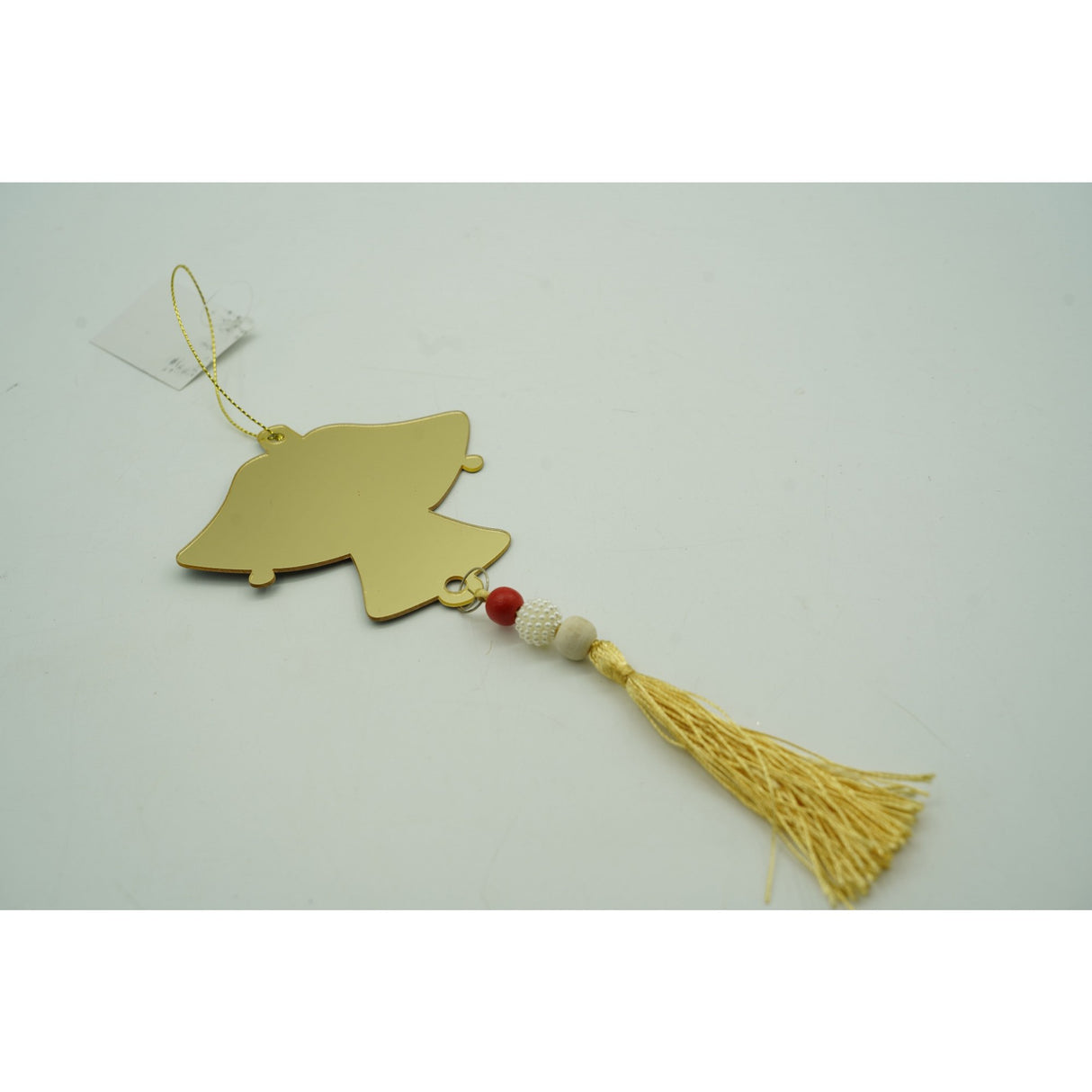 Ornament brad, Vivimall, Clopotei, Auriu, Lucios, 10*23CM, Acril, Interior/ Exterior - vivimall.ro