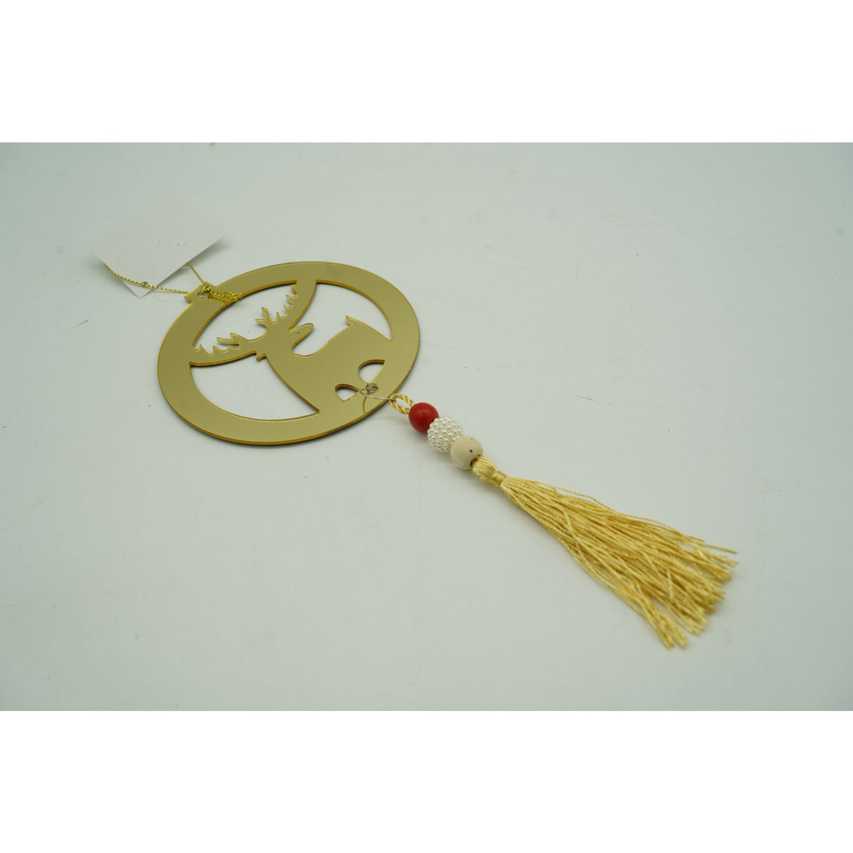 Ornament brad, Vivimall, Ren, Auriu, Lucios, 8*25CM, Acril, Interior/ Exterior - vivimall.ro