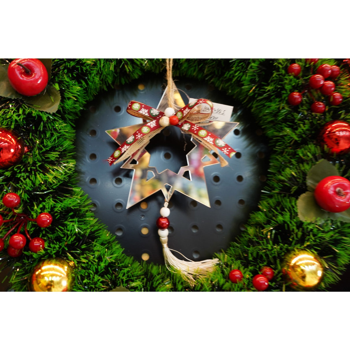 Ornament brad, Flippy, Stea, Argintiu, Lucios, 14*26CM, Acril, Interior/ Exterior - vivimall.ro