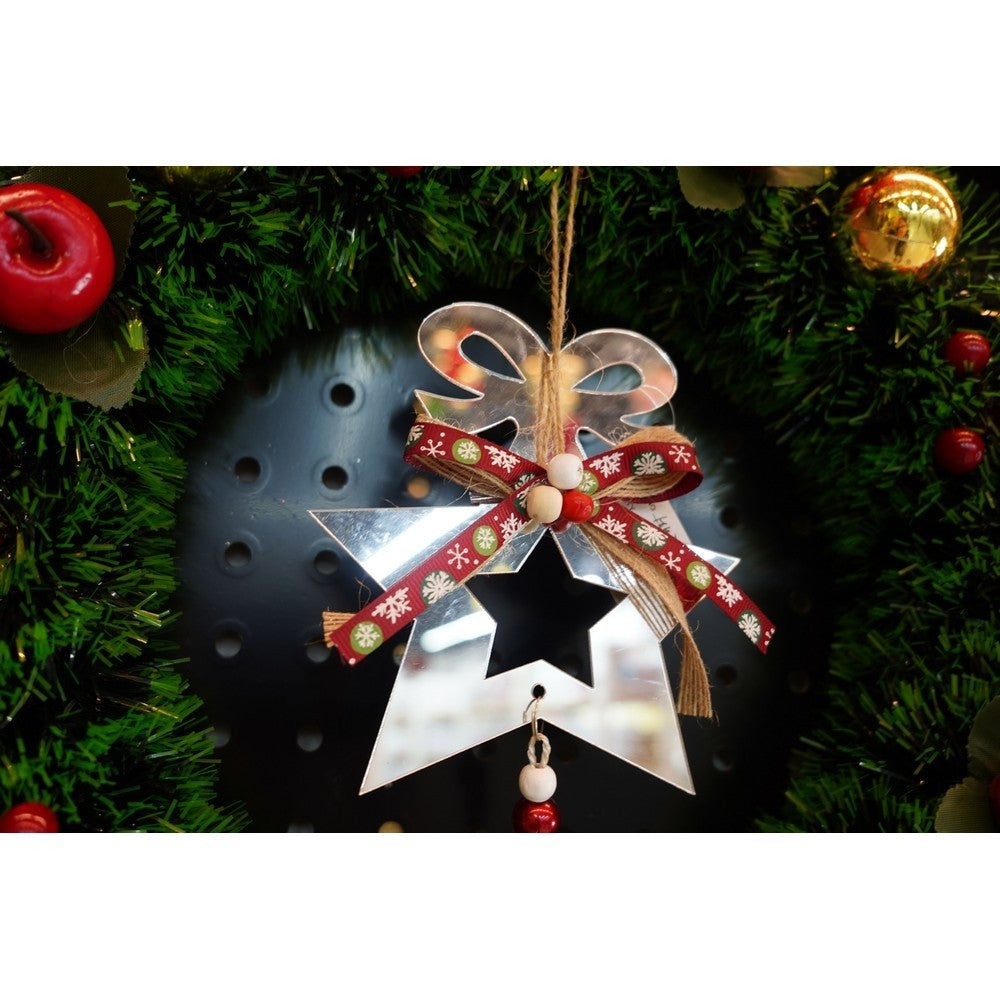 Ornament brad, Flippy, Stea, Argintiu, Lucios, 14*26CM, Acril, Interior/ Exterior - vivimall.ro