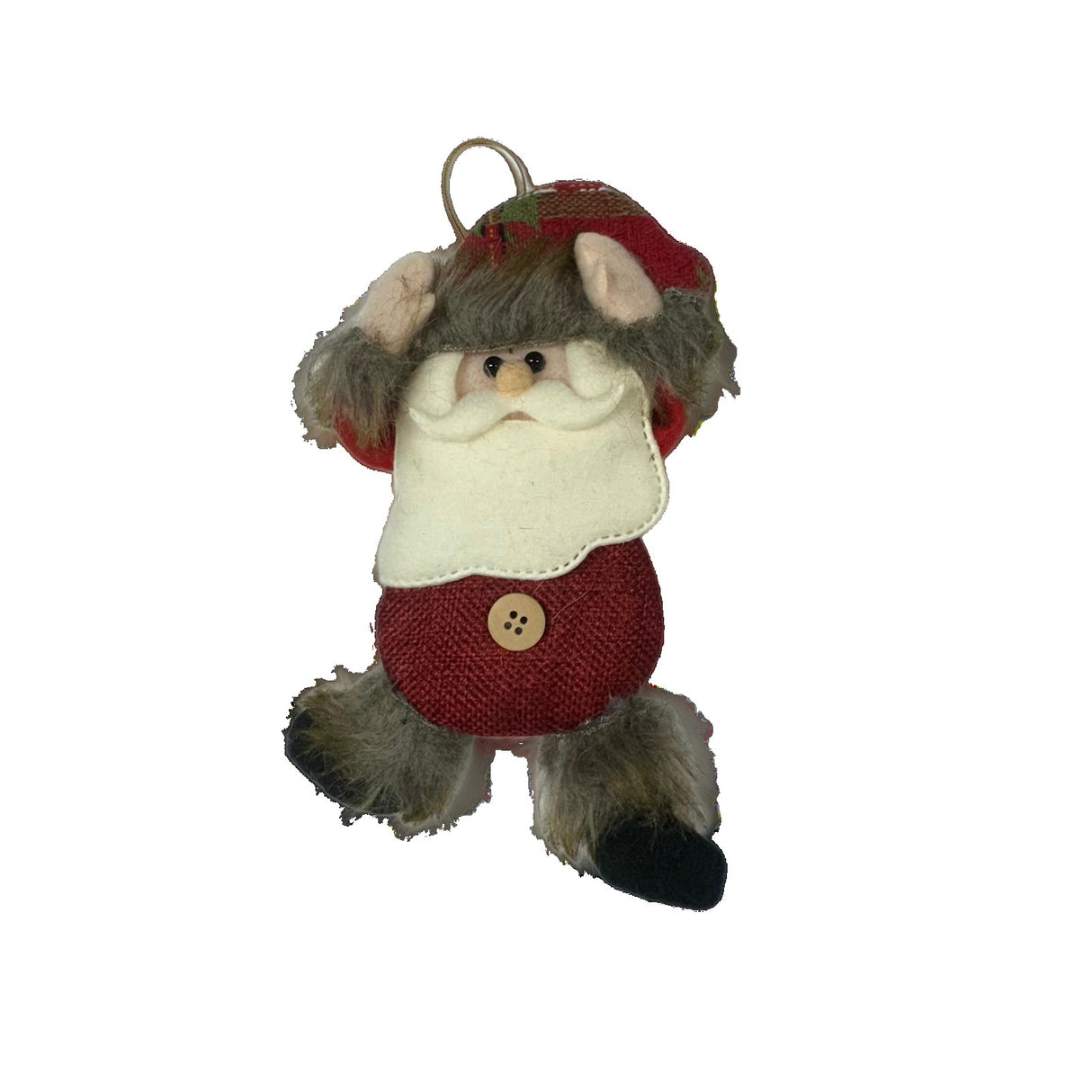 Figurina de Craciun, Vivimall, pentru Brad, Tip Mosa Craciun, 5 x 7 cm, Multicolor - vivimall.ro