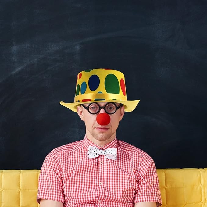 Palarie Decorativa, Vivimall, Pentru Petreceri, Model Clovn, Multicolor - vivimall.ro