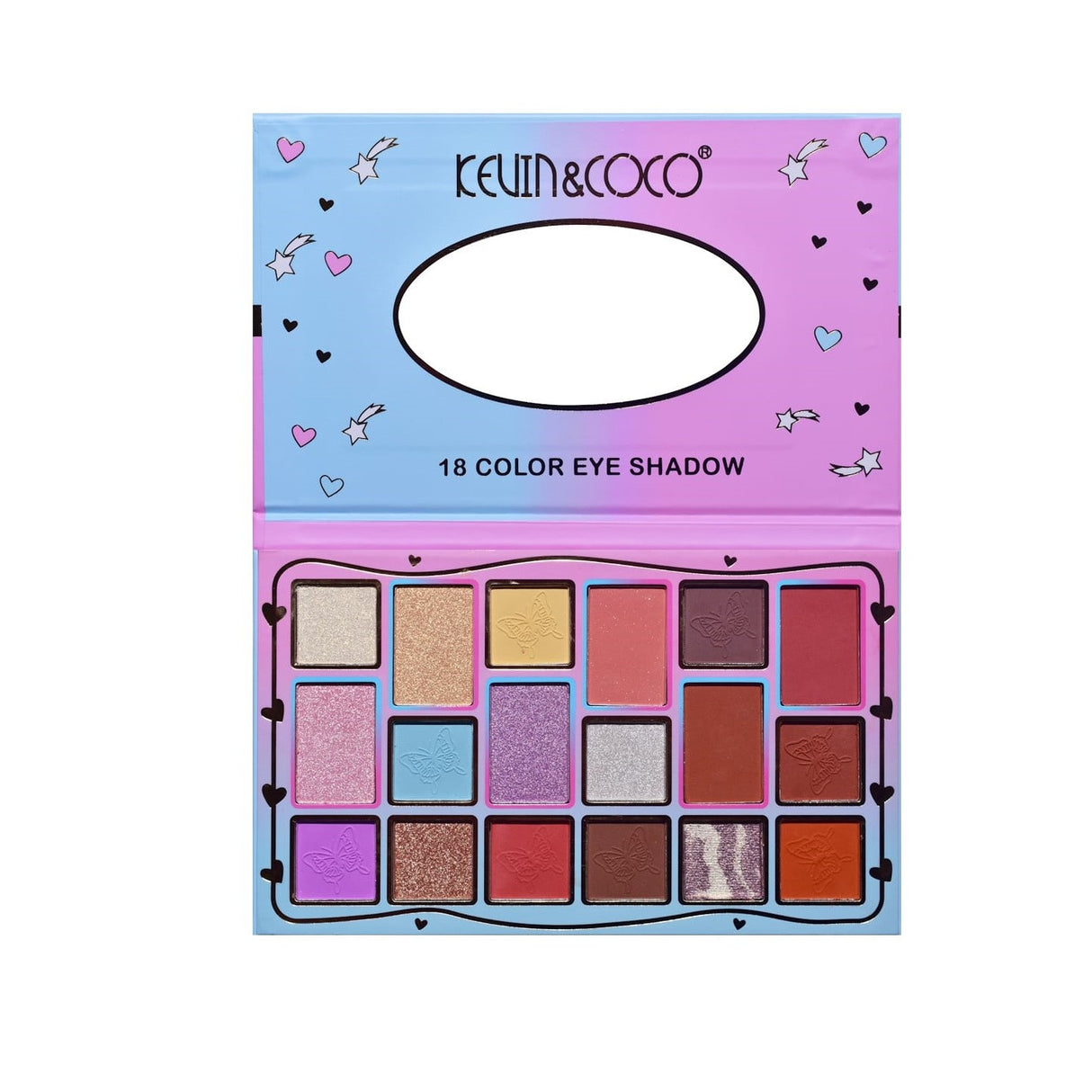 Sminkpaletták 18 színben | GlowMake