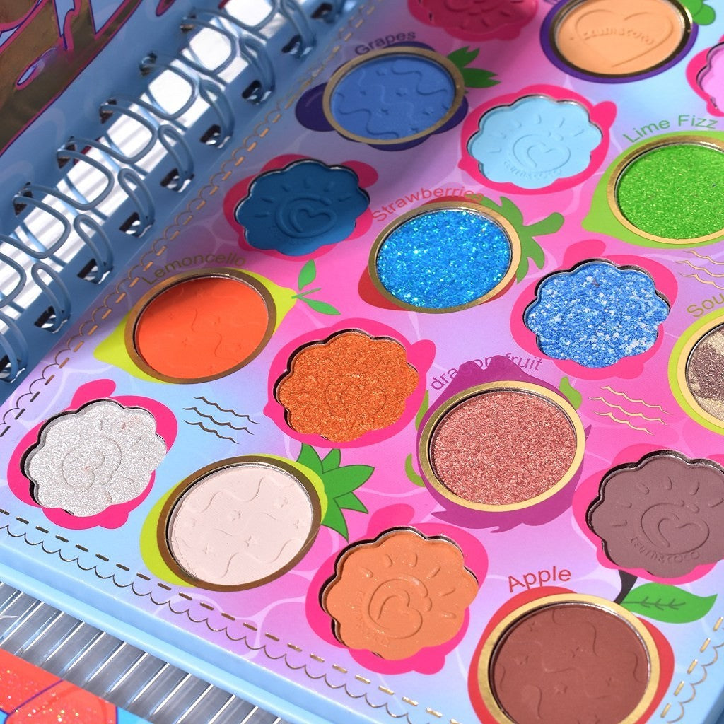 Színes gyümölcsös parti sminkpaletták | PartyFruit