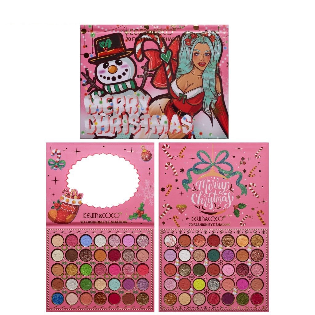 Trusă Machiaj Snowy Christmas 70 Culori | MoonMist - vivimall.ro