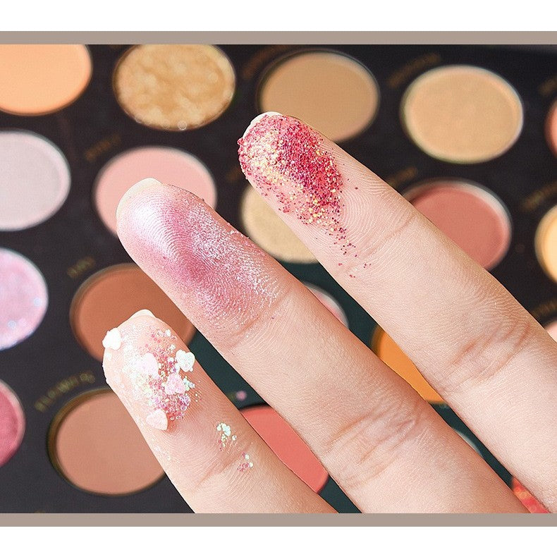 Trusa De Machiaj, Paleta De Farduri Cu 40 De Culori Pigmentate - vivimall.ro